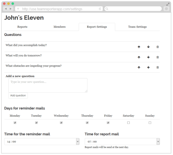Easy configuration to your workflow